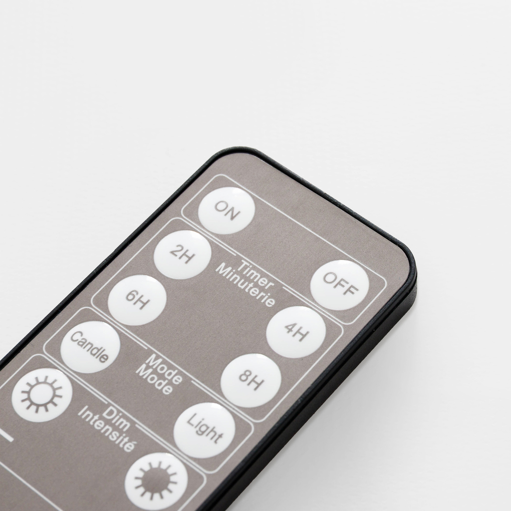 LED sviečky, biele, súprava 3 ks