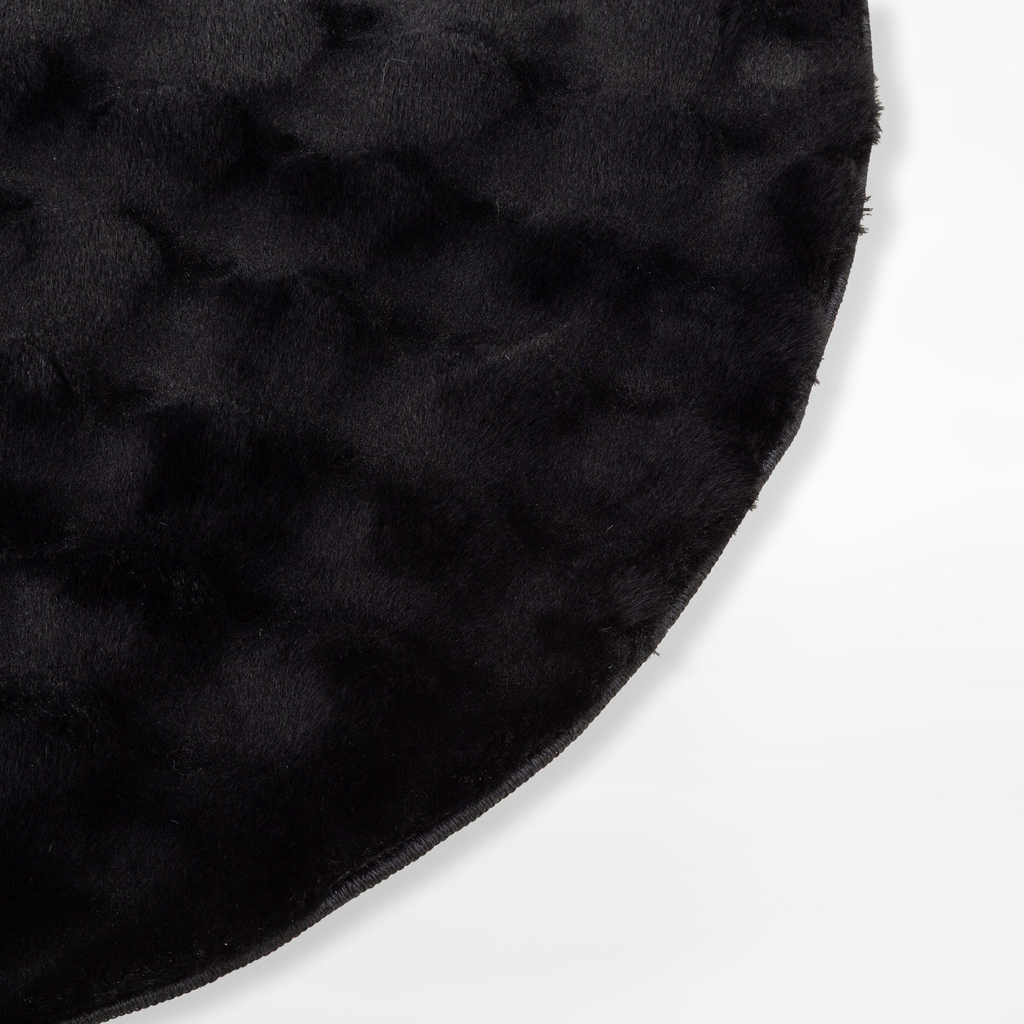 Moderný koberec MODESTO, čierny, 120 cm