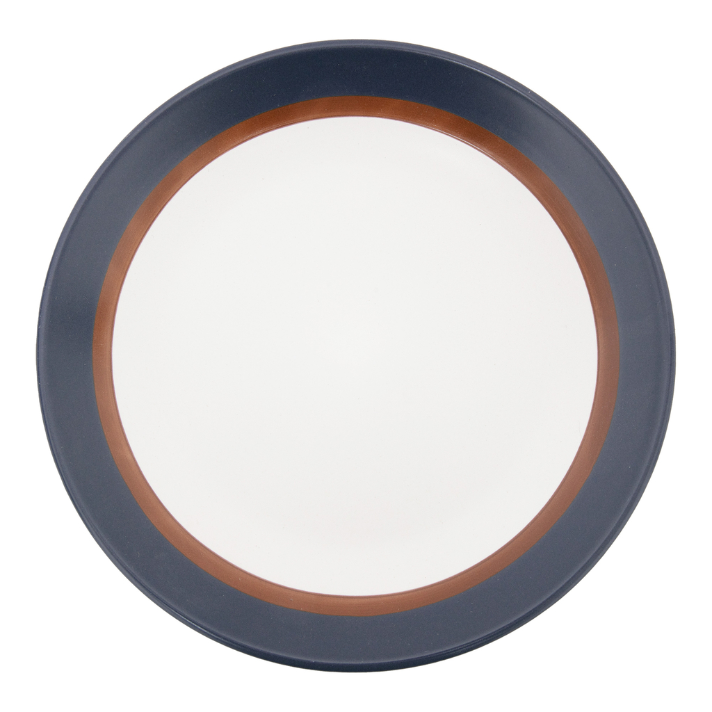 Dezertný tanier bielo-modrý MARINE 20 cm