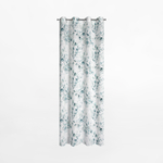 Záves na priechodkách v bielej a zelenej farbe SENA 145x250 cm