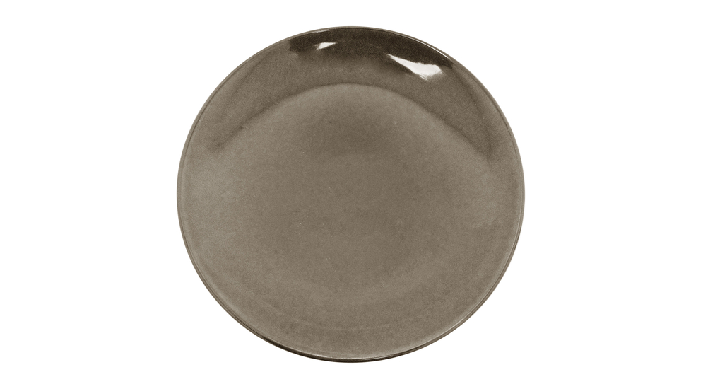 Keramický jedálenský tanier hnedý LUNA 27 cm