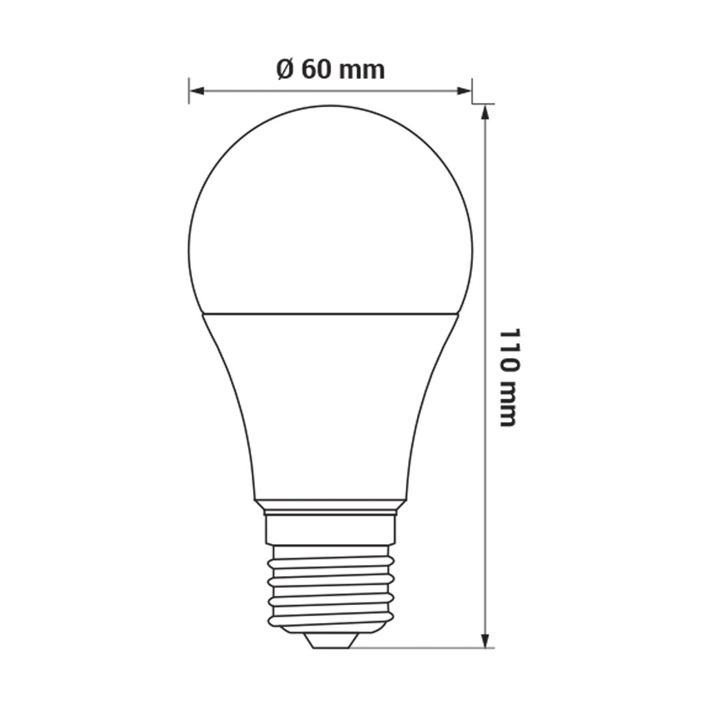 Žiarovka LED RGB E27 6,5W ORO-E27-A60-6,5W-RGB