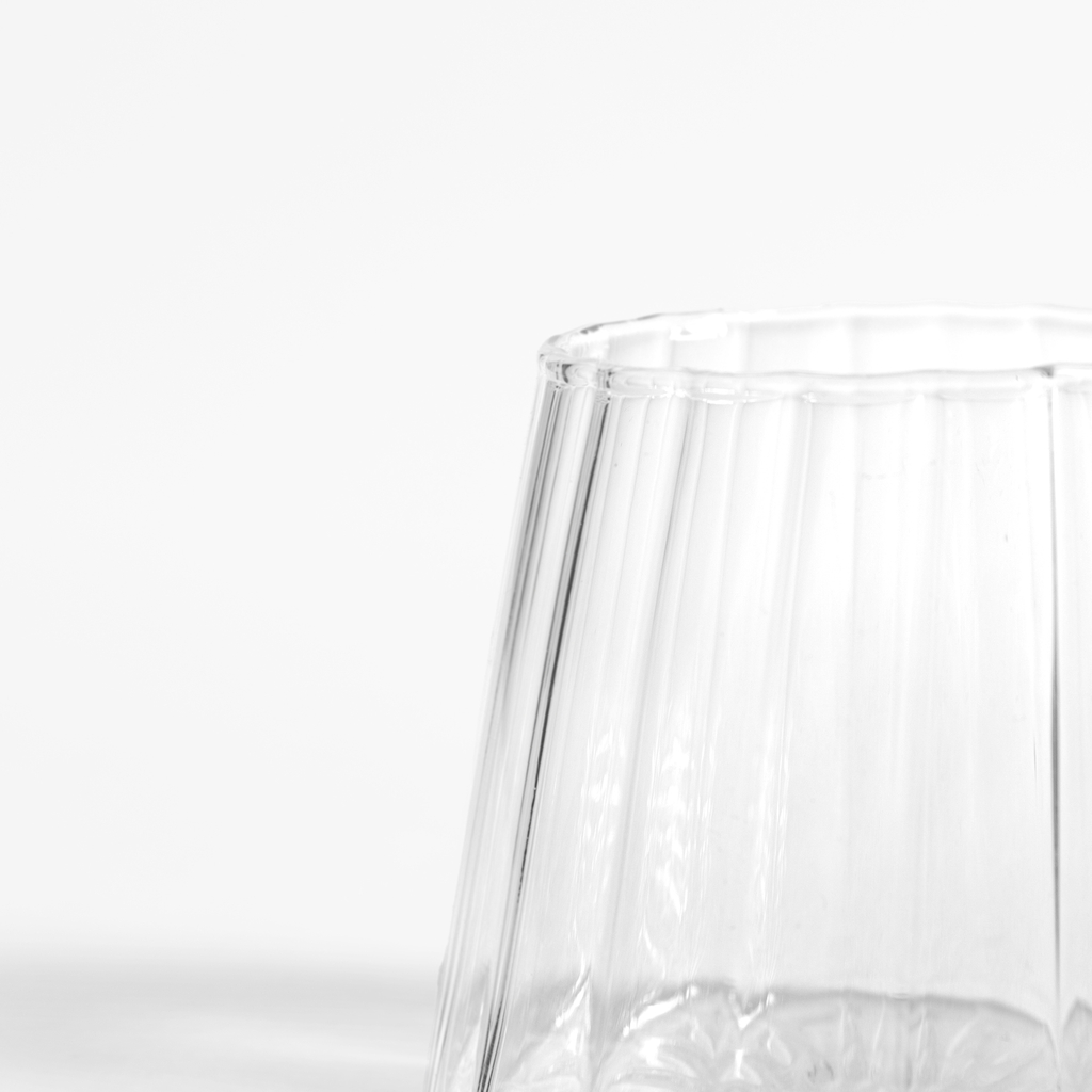 Sklenený hrnček, zúžený smerom hore 350 ml