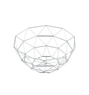 Dekoračný okrúhly kovový košík 31x17,5 cm