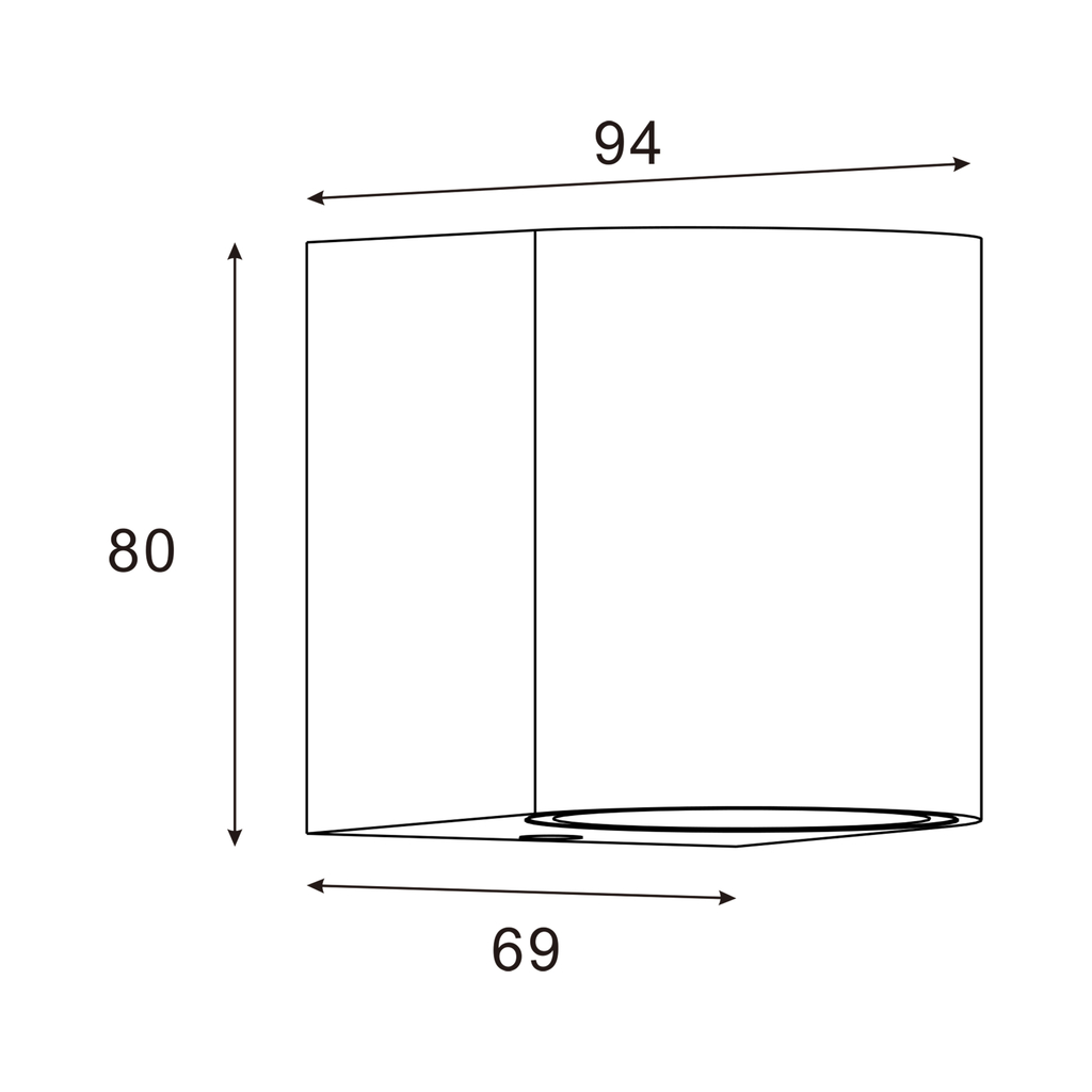 Vonkajšie nástenné svietidlo HARMÓNIA ip44 čierne