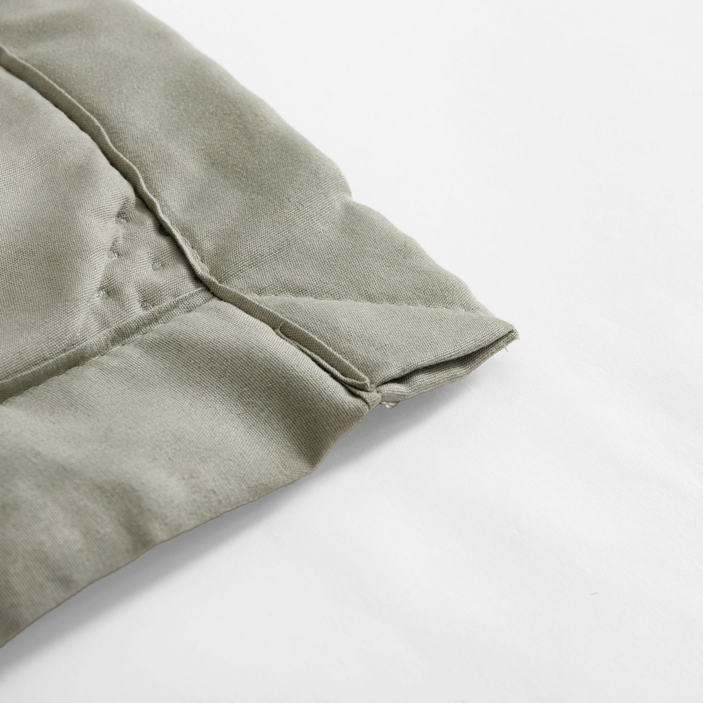 Olivovo zelený prehoz na posteľ CLOUD 220x240 cm