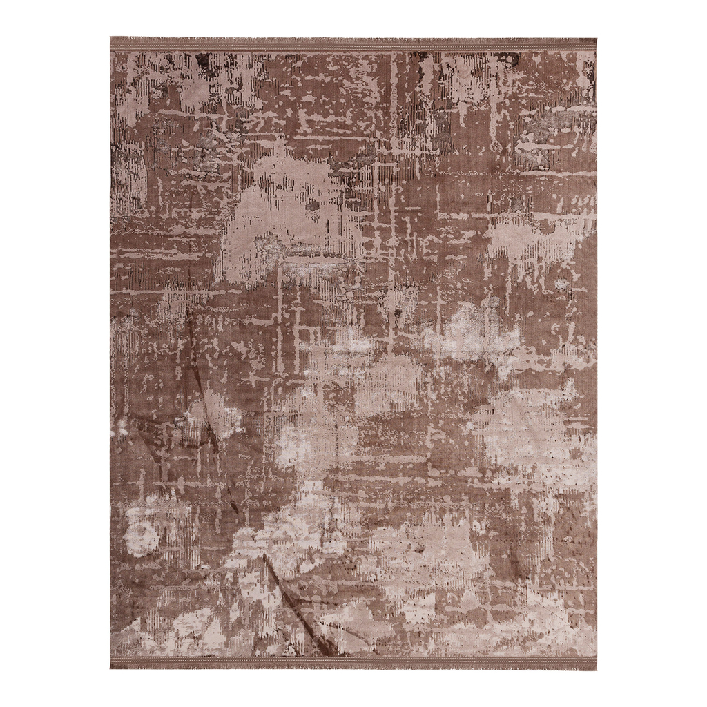 Vintage koberec hnedý so strapcami MADELEINE 200x290 cm