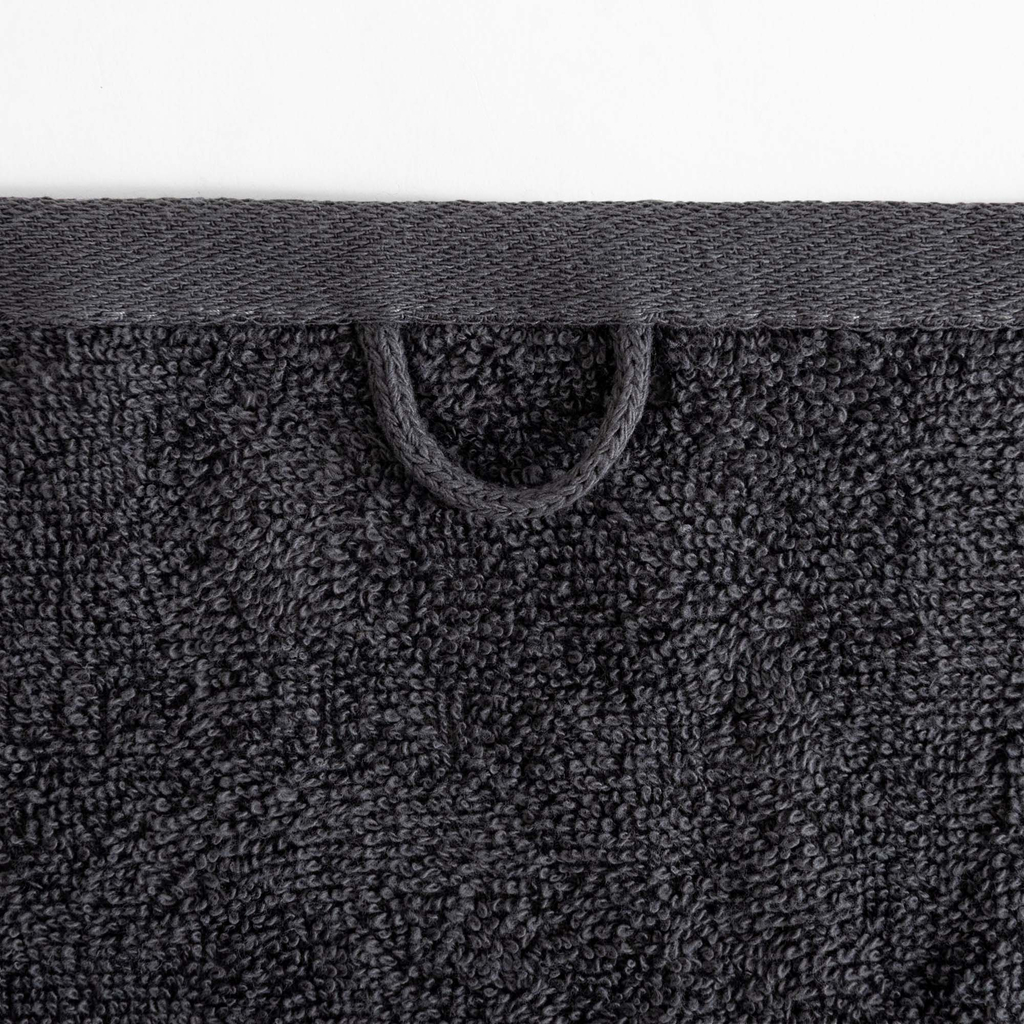 Súprava 2 uterákov strieborná/oceľová BLINK