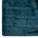Tyrkysová deka so strapcami ASHA 130x160 cm