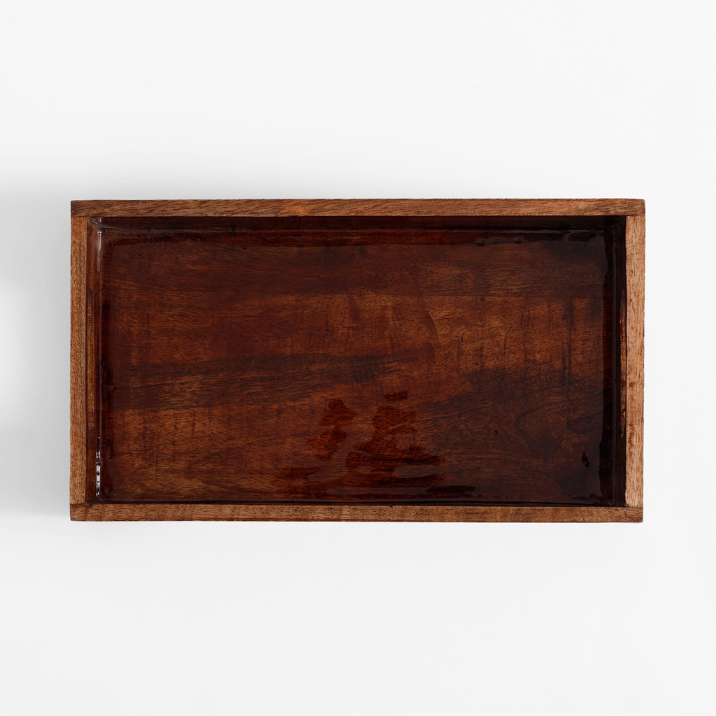 Drevený podnos MANGO 20,5x35 cm