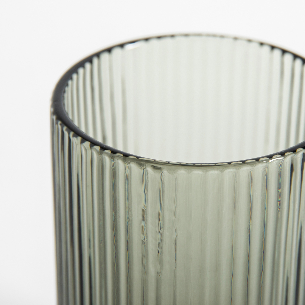 Vrúbkovaný vysoký pohár 400 ml