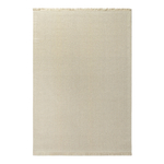 Vlnený koberec WOOL so strapcami svetlobéžový 120x170 cm