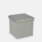 Skladacia taburetka tmavosivá 38x38 cm