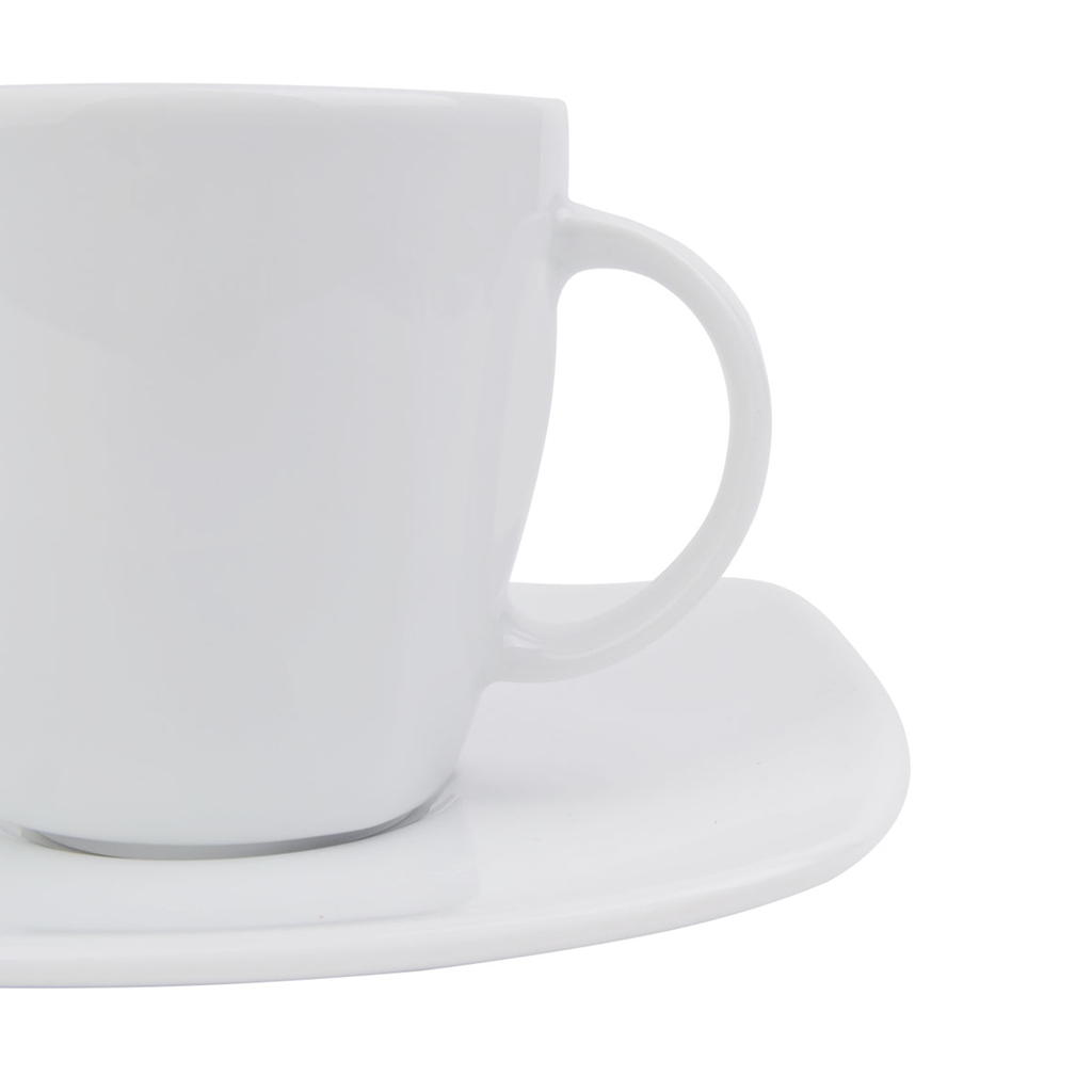 Kávová súprava porcelánová biela APOSTROPHE pre 6 osôb