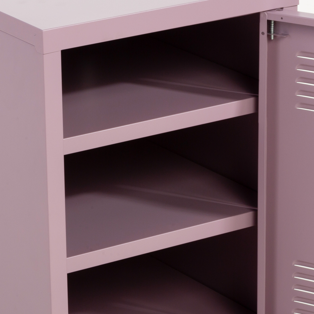 Nočný stolík SOLANS fialová