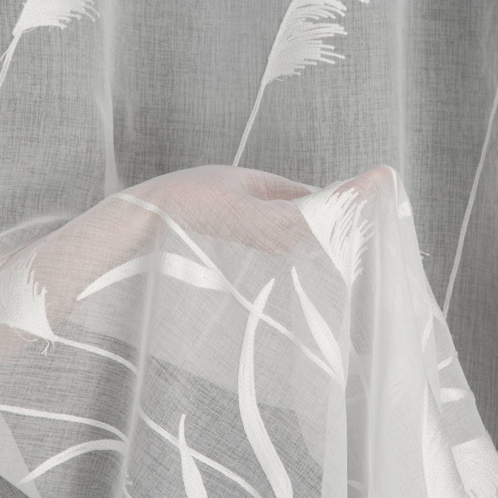 Záclona na priechodkách v krémovej farbe ABBIE 140x250 cm