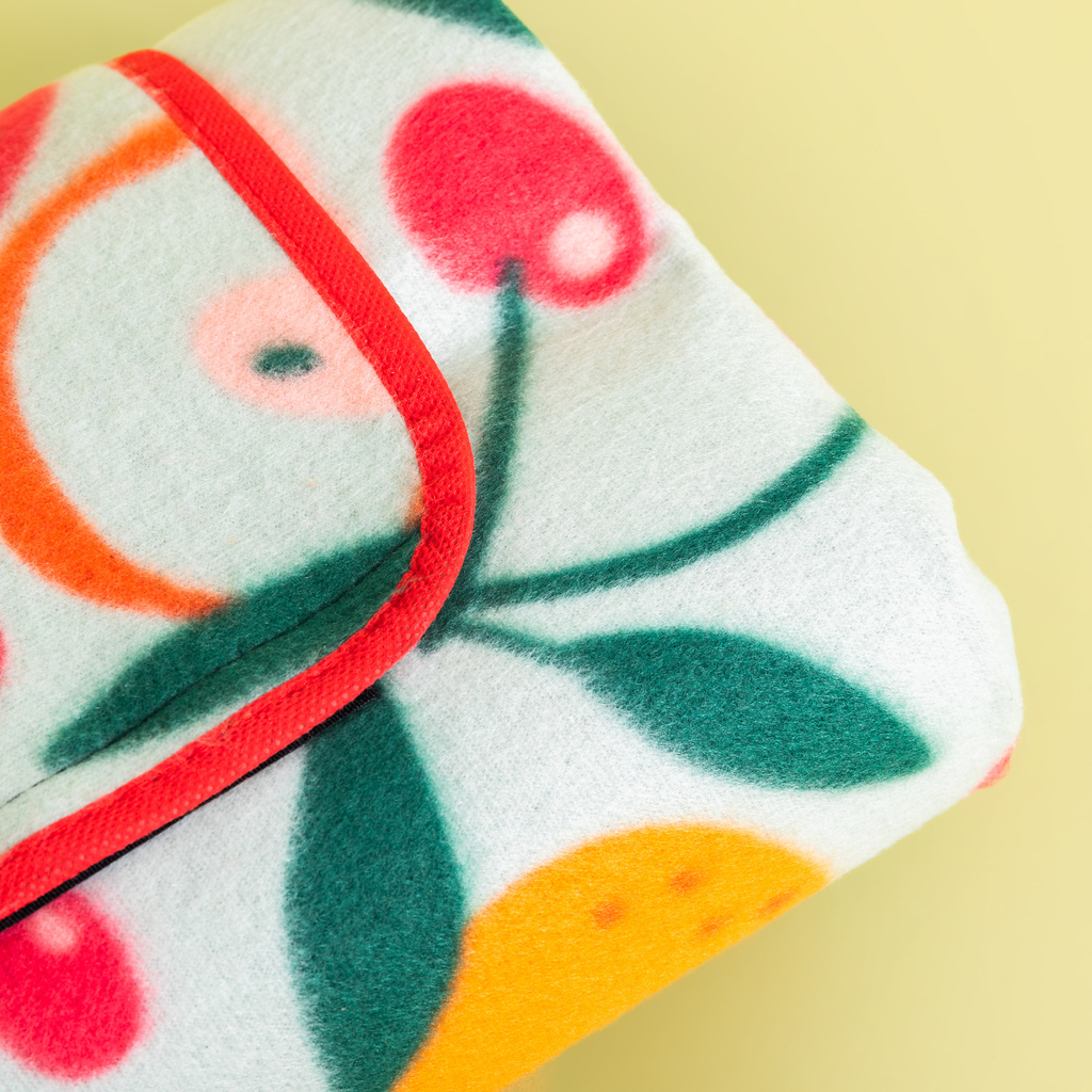 Pikniková deka OVOCIE zelená 130x150 cm