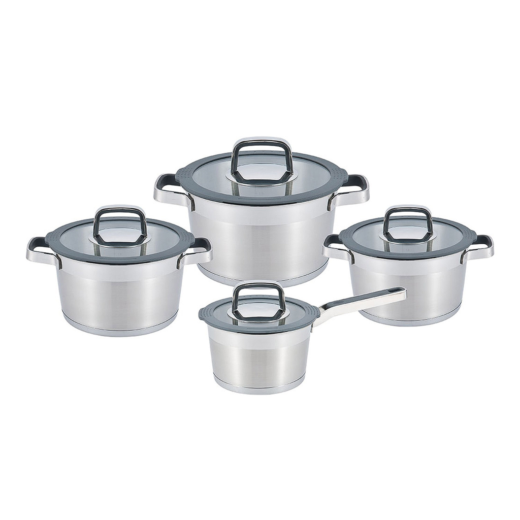 Sada 4 nerezových hrncov PLATINUM