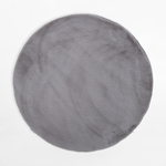 Okrúhly koberec RABBIT, strieborný, 120 cm