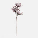 Umelý kvet v bielej a fialovej farbe 80 cm