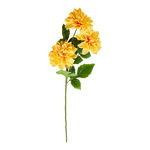 Umelý kvet žltá dalia 66 cm
