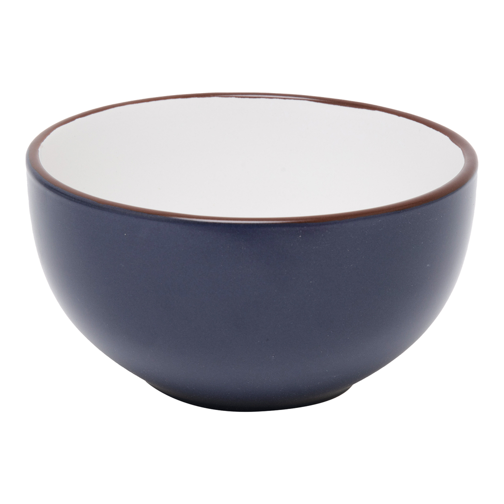 Miska hlboký tanier modro-biely MARINE 640 ml