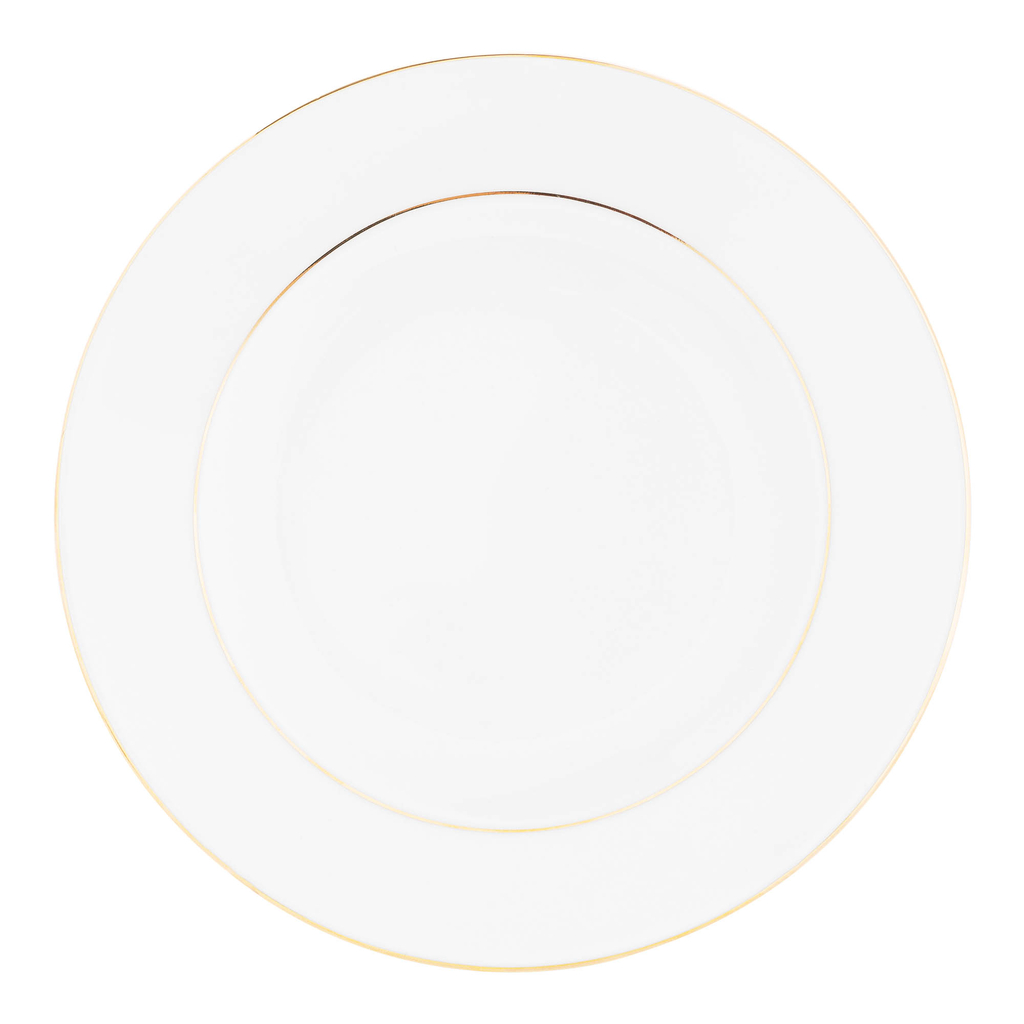 Dezertný tanier MARIA PAULA Zlatá línia 20 cm