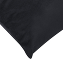 Velúrový vankúš čierny VELVIO 40x60 cm
