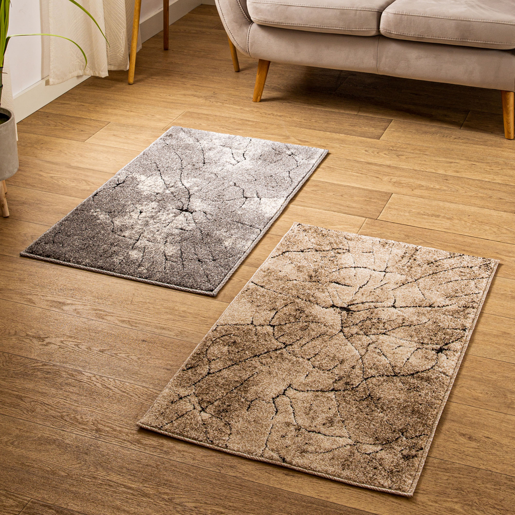 Šedý loftový koberec MIAMI 60x100 cm