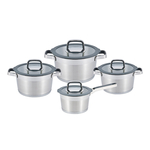 Sada 4 nerezových hrncov PLATINUM