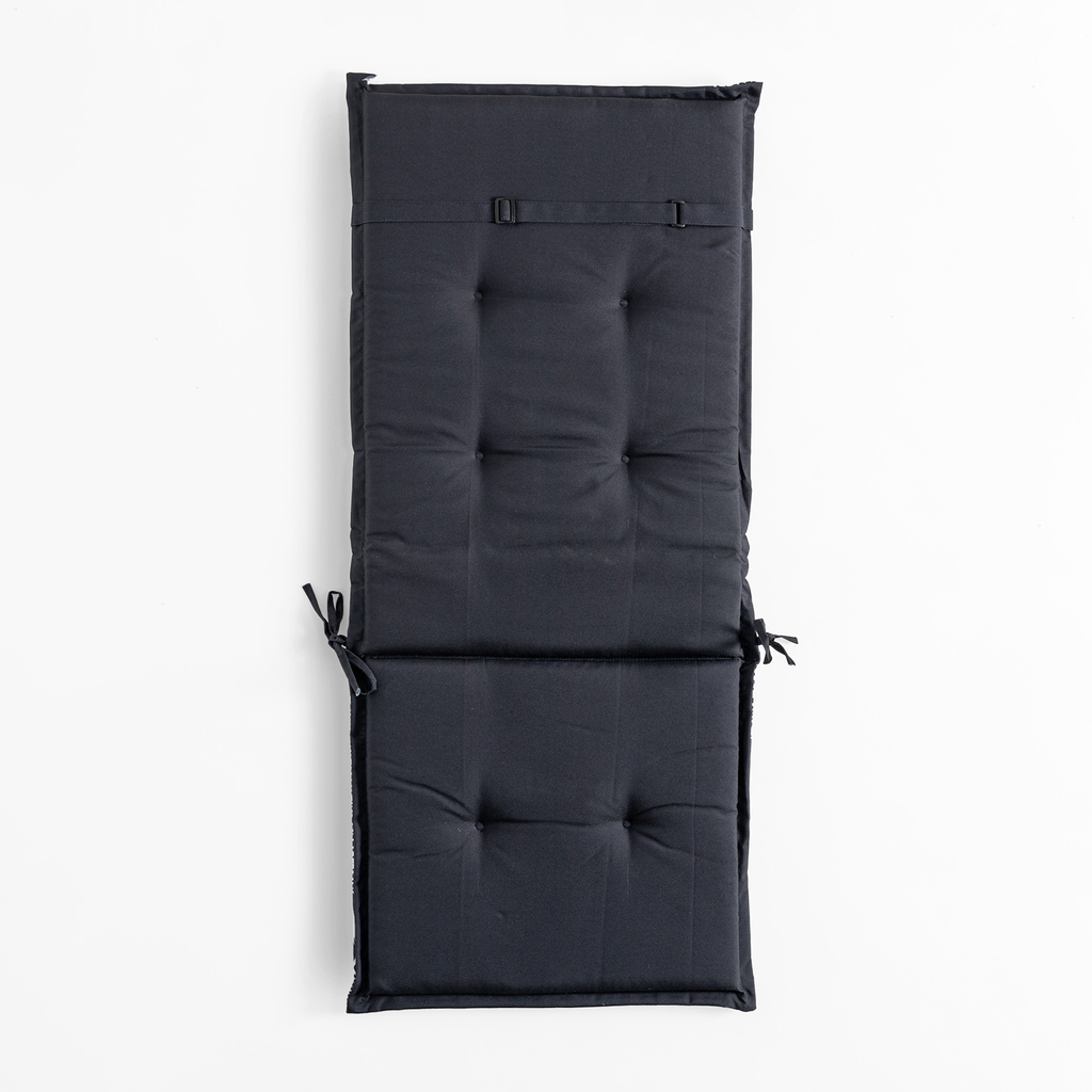 Vankúš na stoličku čierny SAMBA, 50x118 cm