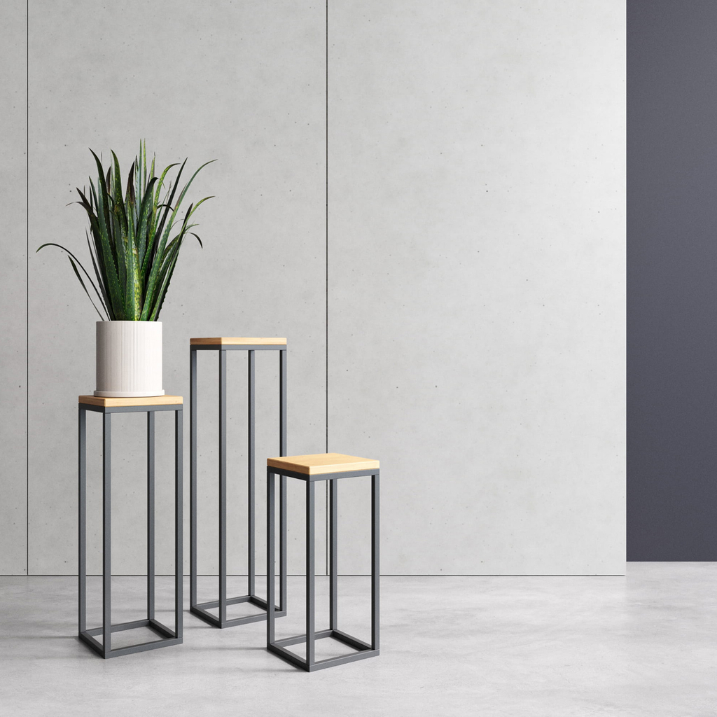 Industriálny stojan na kvetináč LAVAL 62 cm