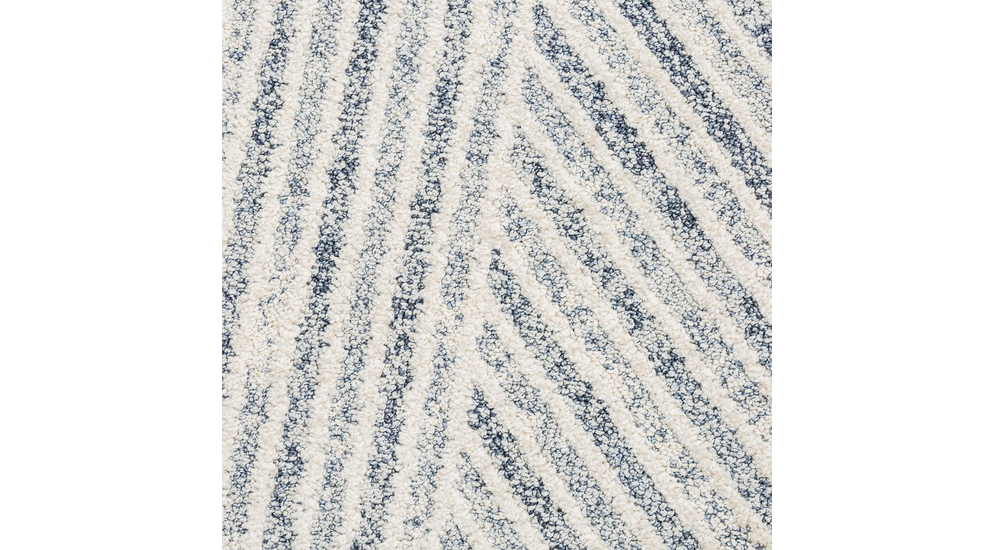Geometrický koberec PAULA modrý 80x150 cm
