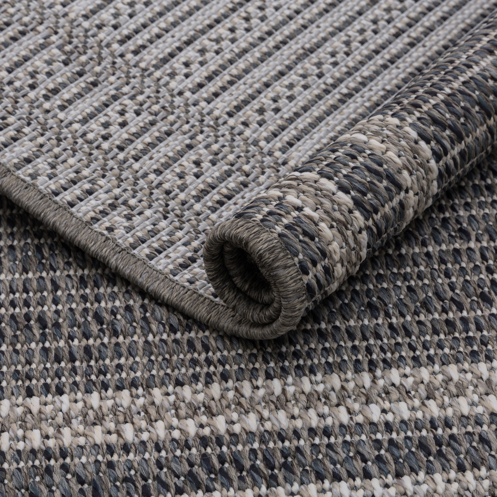 Vonkajší koberec PALERMO, sivý 60x100 cm