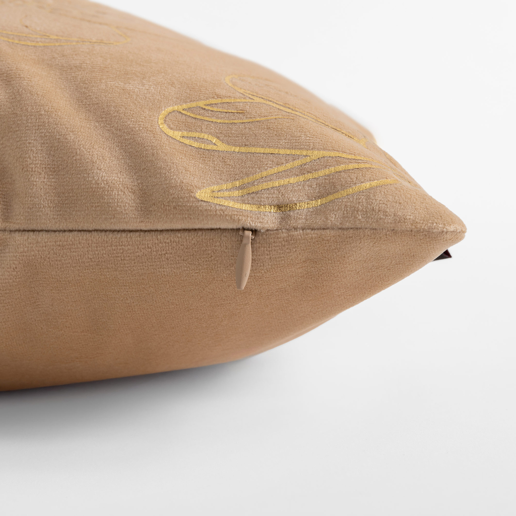 Obliečka na vankúš v ťavej farbe CASILA 45x45 cm