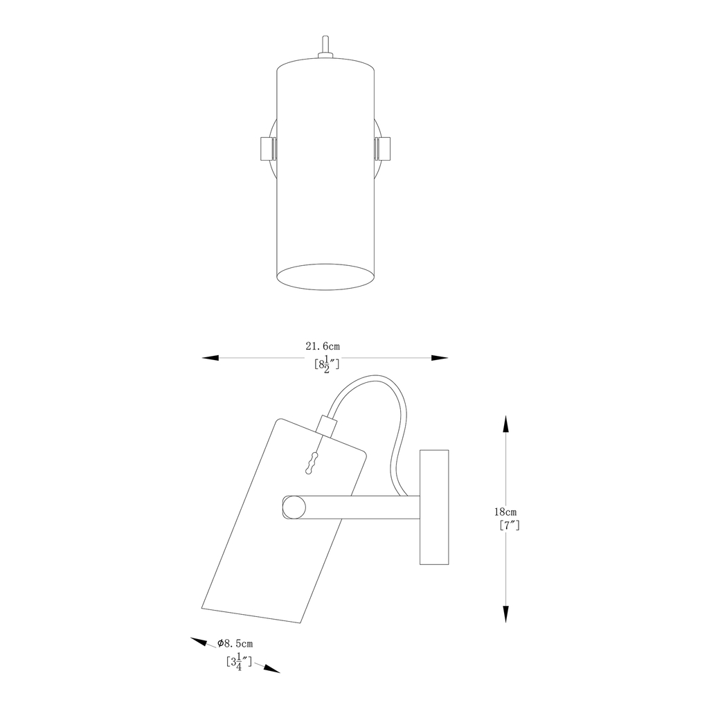 Nastenné svietidlo RESI čierno-zlaté