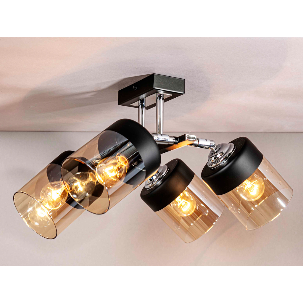 Stropné svietidlo PORTO CL19020-4-BL 4xE14