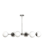 Závesné svietidlo gule chróm MEFISTO 6