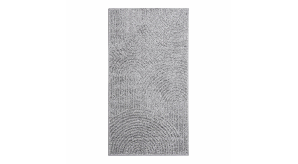 Moderný koberec RIMINI sivý 80x150 cm