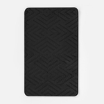 Čierny koberec DOVER 3D 60x100 cm