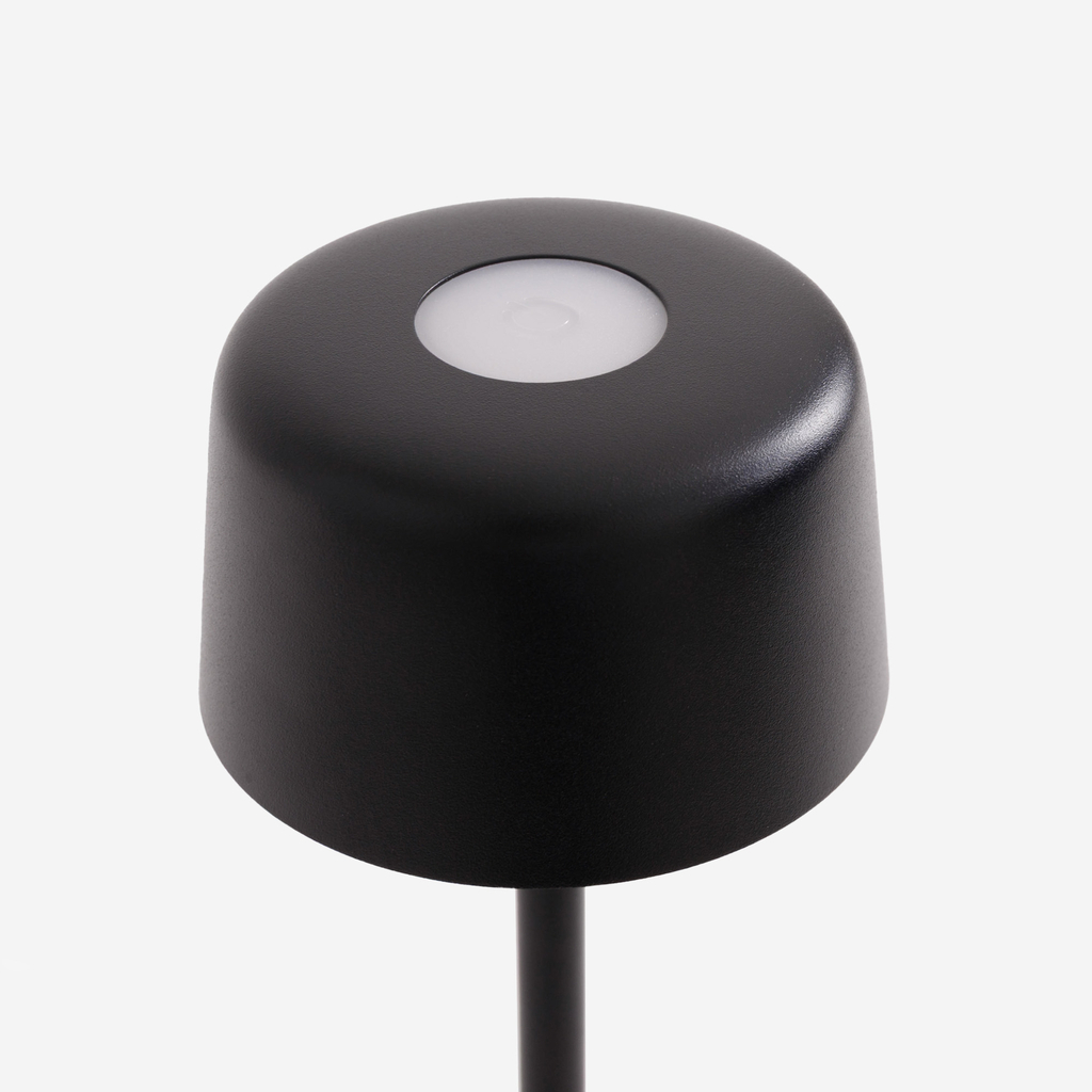 Stolná lampa LED IP44 čierna POCO