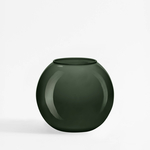 Tmavozelená váza GUĽA 17 cm