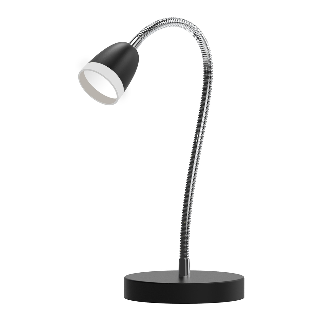 Stolná lampa LED ORO LARUS čierna