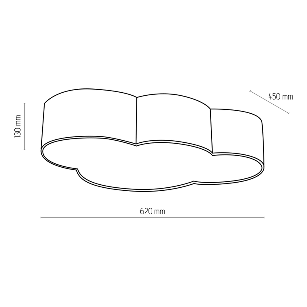Stropné svietidlo CLOUD 1535