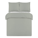 Svetlosivá bavlnená posteľná súprava WELLIS 160x200 cm