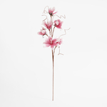 Umelý kvet magnólie 100 cm ružový