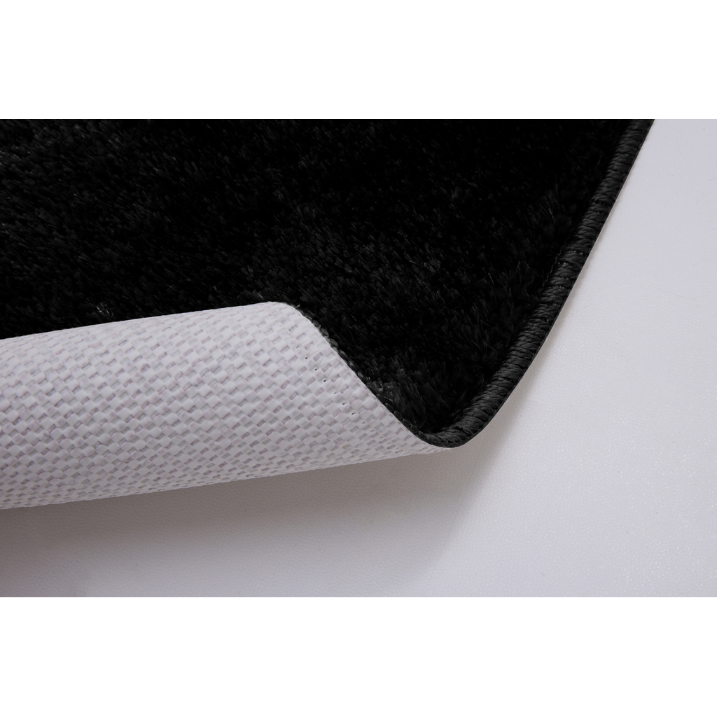 Kúpeľňový koberec čierny ULTRA 60x100 cm