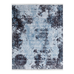 Loftový koberec s vysokým leskom modrý STELLA 120x170 cm