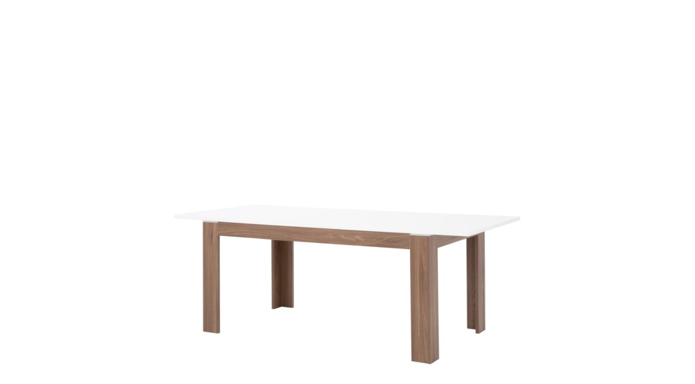 Rozťahovací stôl SAINT TROPEZ, biely lesk