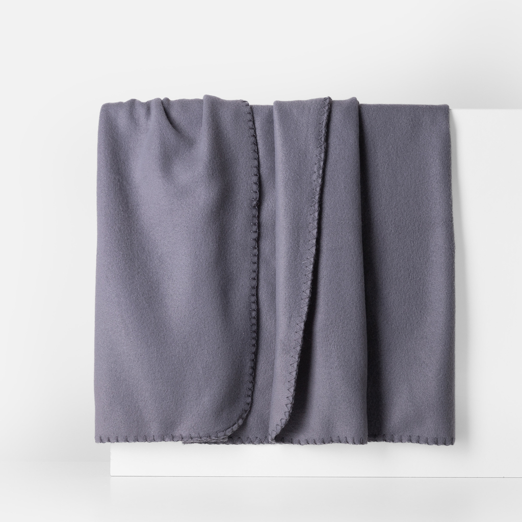 Fleecová deka sivá PRIMA 120x150 cm